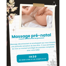 Massage Pré-Natal - 1h30